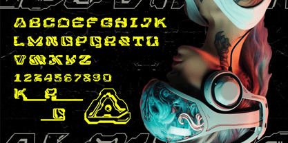 Cyber Kornea Font Poster 7