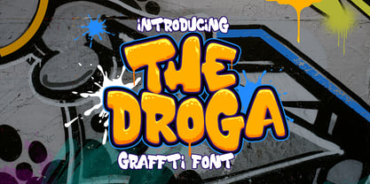 The Droga Graffiti Font Poster 1
