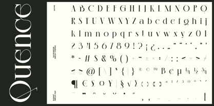 Quence Font Poster 10