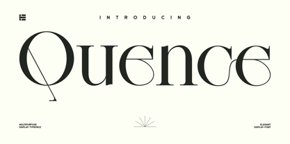 Quence Font Poster 1