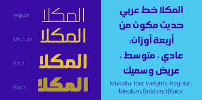 SF Mukalla Font Poster 2