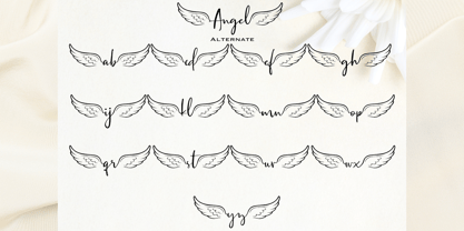 Angel cute Font Poster 4