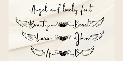 Angel cute Font Poster 3