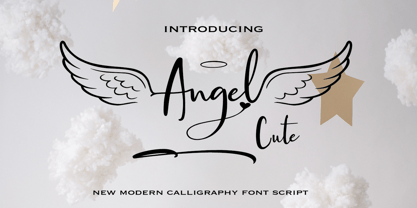 Angel cute Font Poster 1