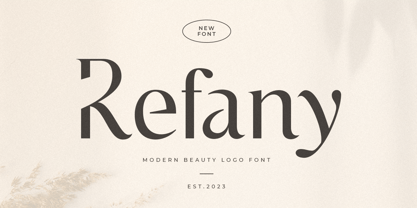 Refany Font Poster 1