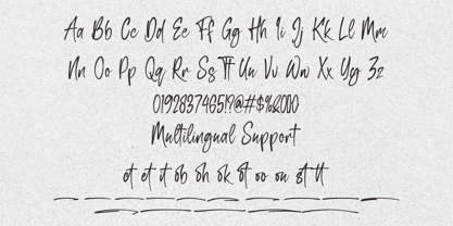 South Signature Font Poster 9