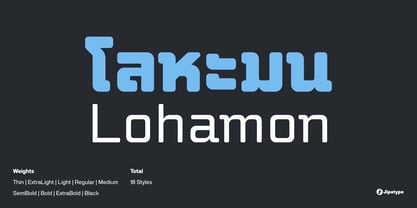 Lohamon Font Poster 1