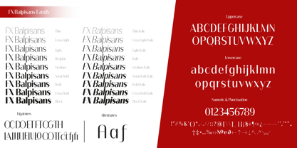 FX Balpisans Variable Font Poster 5