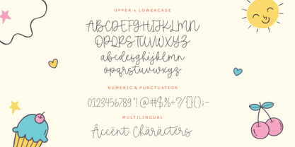 Sweet Cakery Font Poster 5