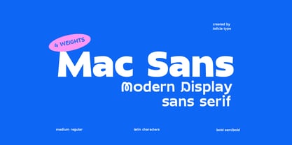 Mac Sans Font Poster 1