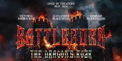 Dragon Blaze Font Poster 3