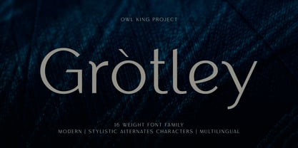 Grotley Font Poster 1