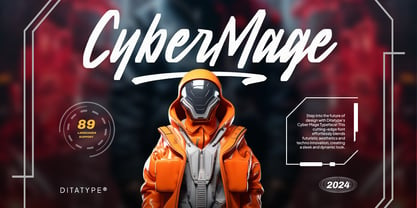 Cyber Mage Fuente Póster 1