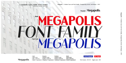 Megapolis Font Poster 11