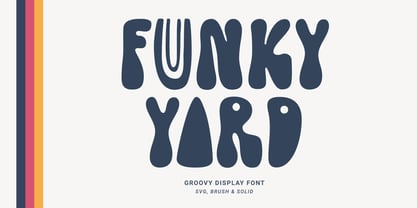 Funky Yard Font Poster 1