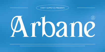 Arbane Font Poster 1