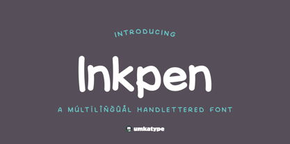 Inkpen Font Poster 1