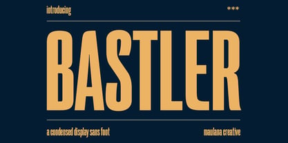 MC Bastler Font Poster 1
