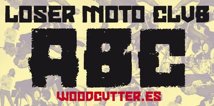 Loser Moto Club Font Poster 6