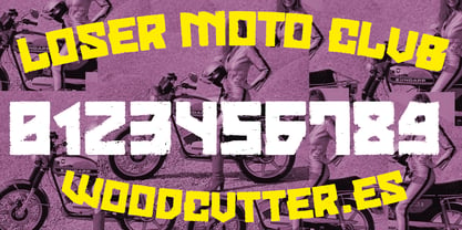 Loser Moto Club Font Poster 5