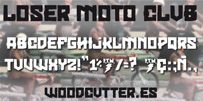 Loser Moto Club Font Poster 4