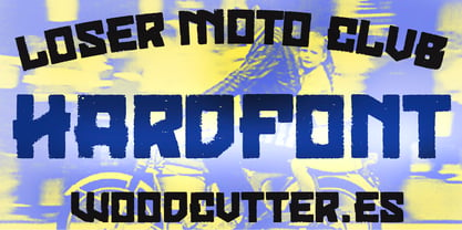 Loser Moto Club Font Poster 1