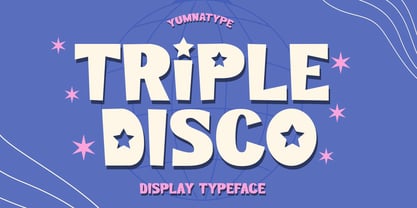 Triple Disco Font Poster 1