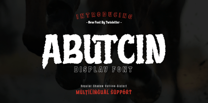 Abutcin Font Poster 1