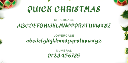 Quick Christmas Font Poster 5