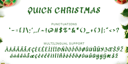 Quick Christmas Font Poster 6