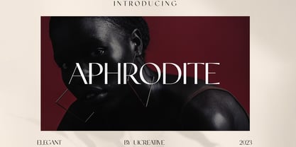 Aphrodite Font Poster 1