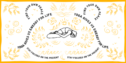 Yoga Alma Font Poster 2