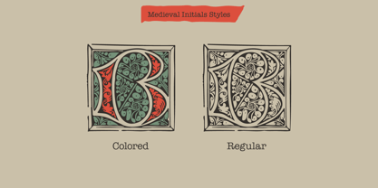 Medieval Initials Font | Webfont & Desktop | MyFonts