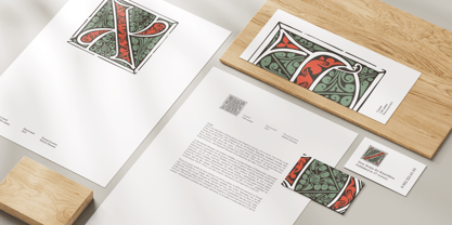 Medieval Initials Font Poster 3