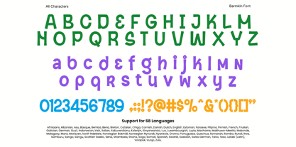 Barmkin Font Poster 10