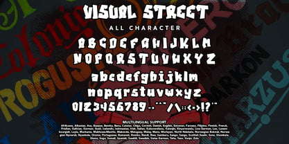 Visual Street Font Poster 8
