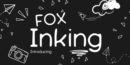Fox Inking Font Poster 1