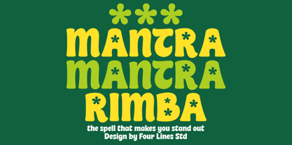 Mantra Rimba Font Poster 1