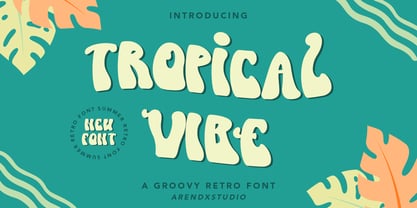 Tropical Vibe Font Poster 1