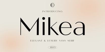 Mikea Font Poster 1