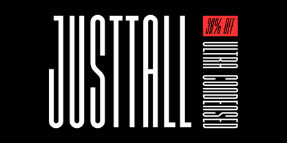 JustTall Font Poster 1