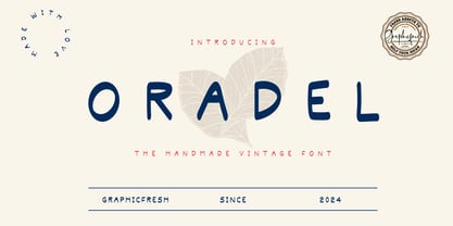 Oradel Font Poster 1