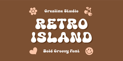 Retro Island Font Poster 1