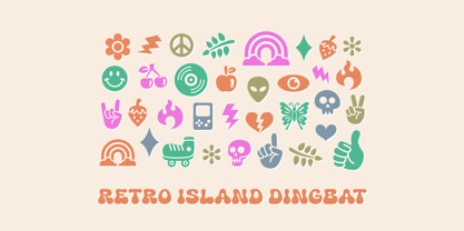 Retro Island Font Poster 10