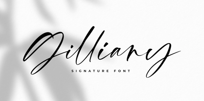 Gilliany Font Poster 1