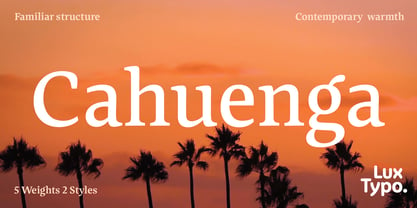 Cahuenga Font Poster 7