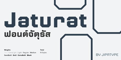 Jaturat Font Poster 1