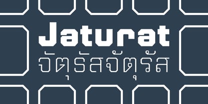 Jaturat Font Poster 2