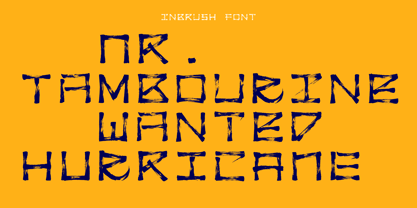 Inbrush Font Poster 3