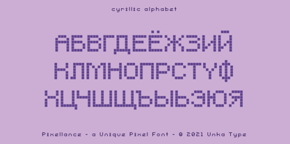 Pixellance Font Poster 5